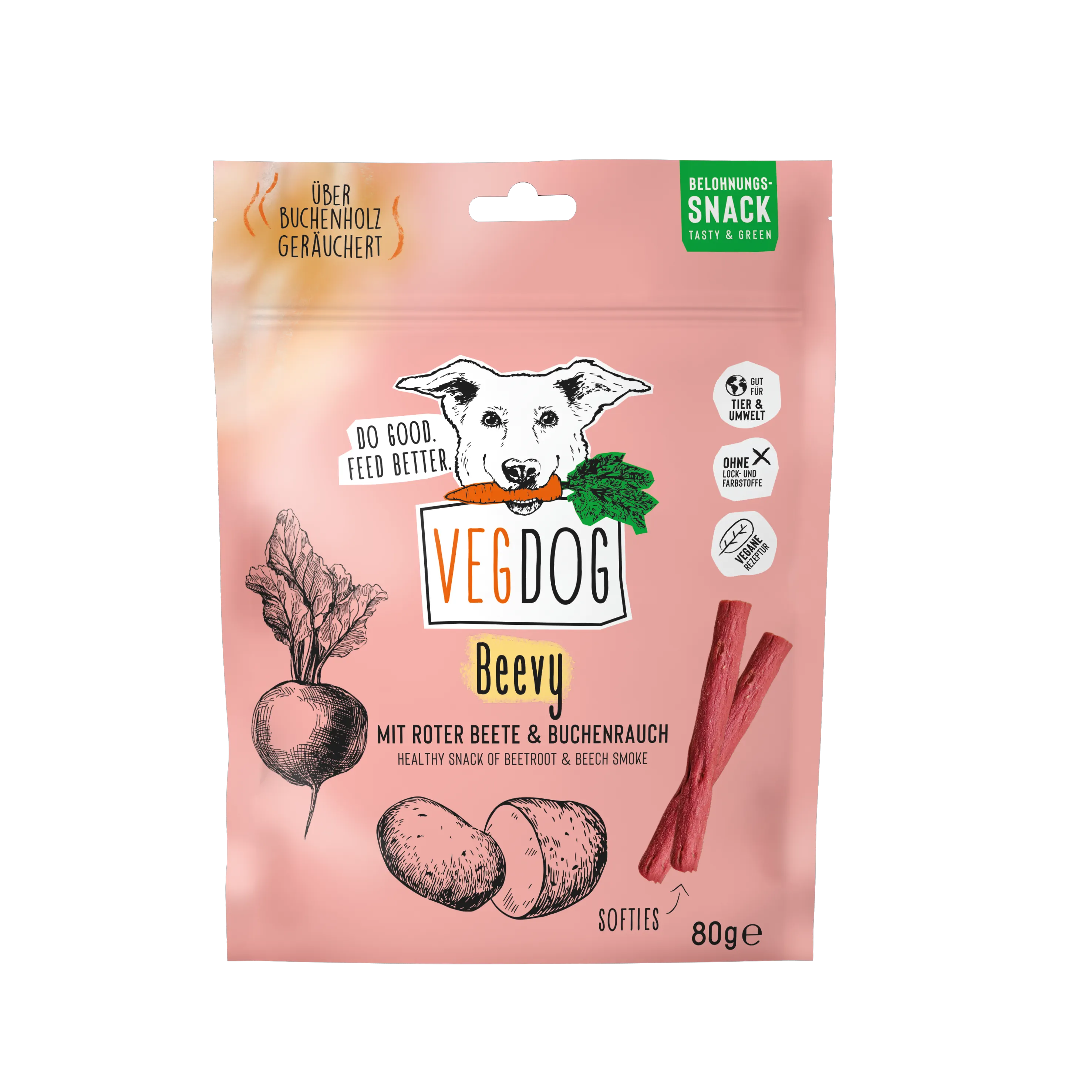 VEGDOG Beevy trainingssnacks
